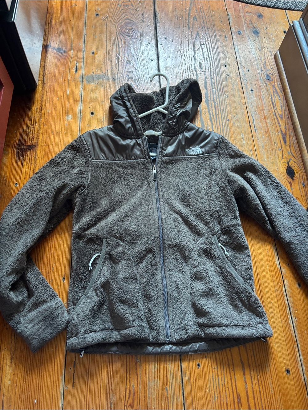 The North Face Women’s Brown Sherpa Hooded Jacket